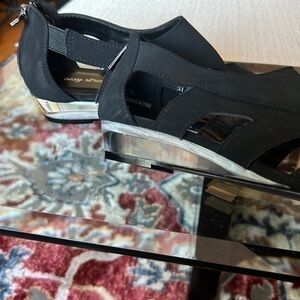 ♥️🥰Finesse by Easy Street Women's clear heels Pumps size7